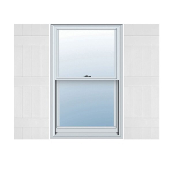 Ekena Millwork Builders Edge, Standard Four Board Joined (3 Batten), Board-n-Batten Shutters, 80140071001, PR 080140071001 - main